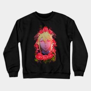 Patriot with Red Roses Crewneck Sweatshirt